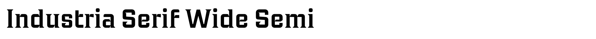 Industria Serif Wide Semi image